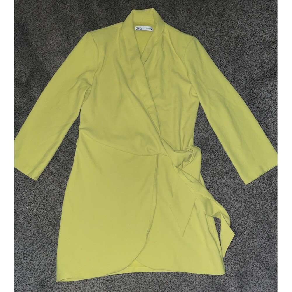 Zara Lime Wrap Dress